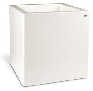 Premium Cube, Květinový obal, kvádr, 40/50/60/80/100 x 40/50/60/80/100 cm, bílý, černý, křemeně šedý, antracitově šedý Barva květináče: Bílá, Rozměry:…