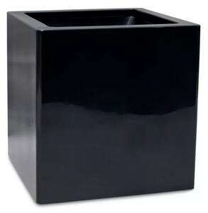 Premium Cube, Květinový obal, kvádr, 40/50/60/80/100 x 40/50/60/80/100 cm, bílý, černý, křemeně šedý, antracitově šedý Barva květináče: Černá,…