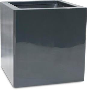 Premium Cube, Květinový obal, kvádr, 40/50/60/80/100 x 40/50/60/80/100 cm, bílý, černý, křemeně šedý, antracitově šedý Barva květináče: Antracitově…