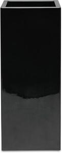 Premium Tower, květinový obal, sloup, 40/40 x 40/40 x 50/90 cm, křemenně šedý, bílý, černý, antracitově šedý Barva květináče: Černá, Rozměry: Délka,…