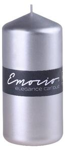 Emocio Elegance válec 70x150 Metal stříbrná svíčka