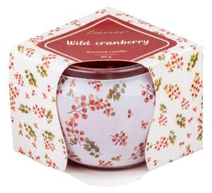 Emocio Sklo Dekor 70x62 mm Wild Cranberry, vonná svíčka