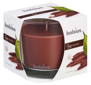 Bolsius Aromatic 2.0 Vonná svíčka ve skle, 95x95mm, Oud wood