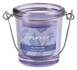 Emocio Sklo fialové 49x66 mm Island Spa vonná svíčka