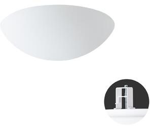 OSMONT AUR59331 AURA V8 stropní/nástěnné skleněné polovestavné svítidlo bílá IP44 3000 K 15W LED DALI
