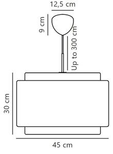 DFTP by Nordlux - Lustr na lanku TAKAI 1xE27/25W/230V