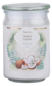Emocio Sklo 93x142 mm se skleněným víčkem Tropical Coconut vonná svíčka