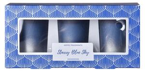 Emocio votiv 3ks vonná svíčka, v dárkové krabičce Starry Blue Sky