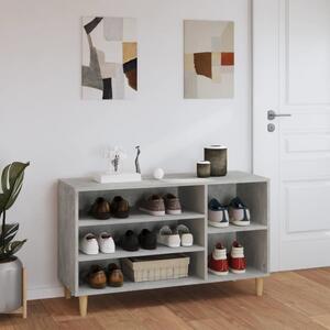 Botník betonově šedý 102x36x60 cm kompozitní dřevo