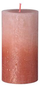 Bolsius Rustic Sunset Válec 68x130mm Misty pink + amber svíčka