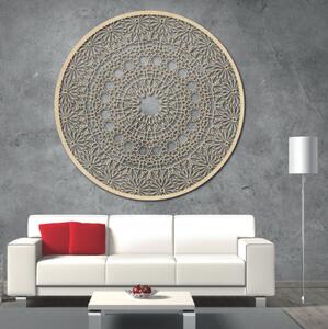SENTOP | Luxusní dřevěná mandala na zeď | dekorace pro moderní interiér | SENTOP PR0342