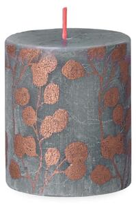Bolsius Rustic Silhouette Válec 68x80mm Eucalyptus Green svíčka