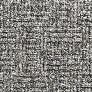 Spoltex, Metrážový koberec Optik 17 Šedý, na míru, šíře 4m,5m, šedá, filc, chodba / předsíň