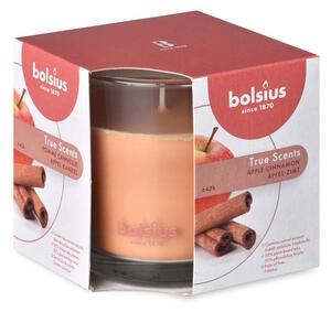 Bolsius Aromatic 2.0 Vonná svíčka ve skle, 95x95mm, Apple Cinammon
