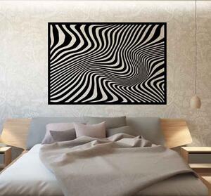 Dekorační obraz na zeď zebra i černý: Preglue - Bílá barva 40 x 70 cm 3951-52485 PR0328 PREGLEJKA