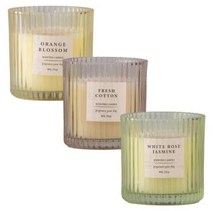 Svíčka ve skle 88x90mm vonná Home Fragrance, mix barev