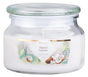 Emocio Sklo 100x79 mm se skleněným víčkem Tropical Coconut vonná svíčka