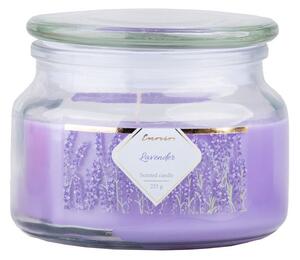 Emocio Sklo 100x79 mm se skleněným víčkem Lavender vonná svíčka