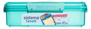 Sistema Dělený svačinový box Lunch Snack Attack Duo s 2 oddělenými přihrádkami 975 ml, mátová