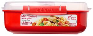 Sistema® Microwave™ Krabička na ohřev jídla 1,25 l, červená