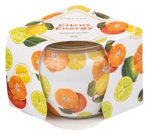 Emocio Sklo Dekor 70x62 mm Citrus Energy, vonná svíčka