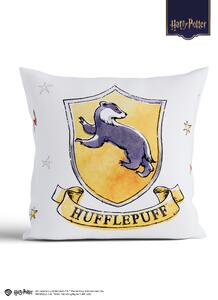 MK Lůžkoviny Povlak na polštář mikroplyš Harry Potter 40 × 40 cm - Mrzimor bílé