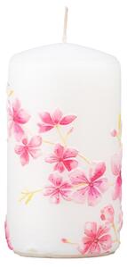 Válec 60x110mm květy, svíčka