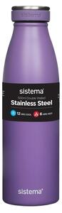 Sistema® Hydrate™ Termoláhev Stainless Steel 500 ml, fialová