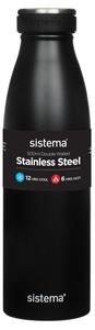 Sistema® Hydrate™ Termoláhev Stainless Steel 500 ml, černá