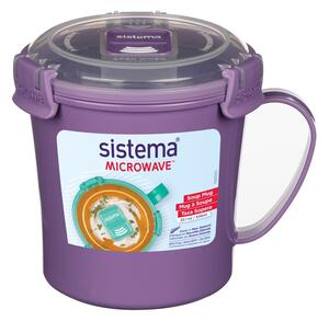 Sistema® Microwave™ Hrnek na polévku 656 ml, fialová