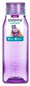 Sistema Hranatá láhev se šroubovacím víčkem Hydrate Square 475 ml, fialová