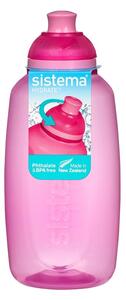 Sistema® Hydrate™ Láhev Squeeze Twist ‘n’ Sip 380 ml, růžová