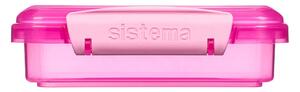 Sistema® Lunch™ Krabička na sendvič 450 ml, růžová
