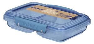Sistema® Ocean Bound Small Split krabička na svačinu se 2 oddíly 350 ml, modrá