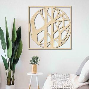Stylesa - Obraz na stěnu v rámu: Přírodní překližka - Topol přírodní Rozměr 40 cm 4024-56288 PR0377 plywood