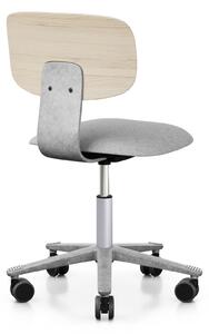 HÅG - Židle TION - dřevěná s čalouněným sedákem