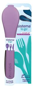 Sistema® TO GO™ Sada příborů, fialová