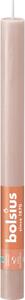 Bolsius Rustic Domácí 23x270mm Misty Pink, růžová svíčka