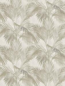 Vliesová obrazová tapeta na zeď, šedo-béžová, palmy, listy, FW4034-6, Feature Walls, Decoprint