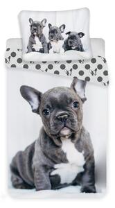 Povlečení fototisk Bulldog 140x200, 70x90 cm