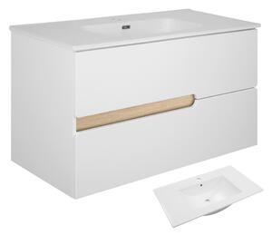 Koupelnová skříňka s keramickým umyvadlem Spectrum W 100