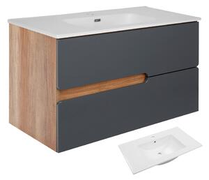 Koupelnová skříňka s keramickým umyvadlem Spectrum CA 100