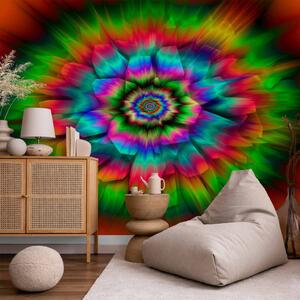 Fototapeta Kaleidoskop barev - barevná abstrakce s jiskrou iluze 3D