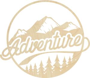 SENTOP | Dřevěný nástěnný obraz s přírodním motivem adventure| SENTOP PR0421