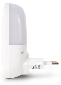 Noční světlo do zásuvky bez senzoru, dotykové, stmívatelné, 1,5W se 2 USB porty, teplá