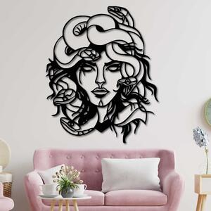 Obraz na zdi msdúza žena - MEDUSA GORGONA: Přírodní překližka - Topol přírodní 35 x 30 cm 4091-61438 PR0423