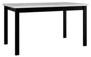 Rozkládací stůl Luca 80 x 140+180 II (bílá L) (černá)