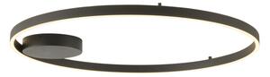 Palnas LED stropní svítidlo Dona, ⌀ 80cm, 62W, DOWN Barva: Černá, Stmívání, řízení: ON/OFF (bez stmívání)