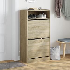 Botník dub sonoma 60 x 34 x 116 cm kompozitní dřevo