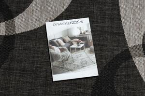 Dywany Luszczow Kusový koberec SISAL FLOORLUX 20078 černý / stříbro Rozměr koberce: 60 x 110 cm